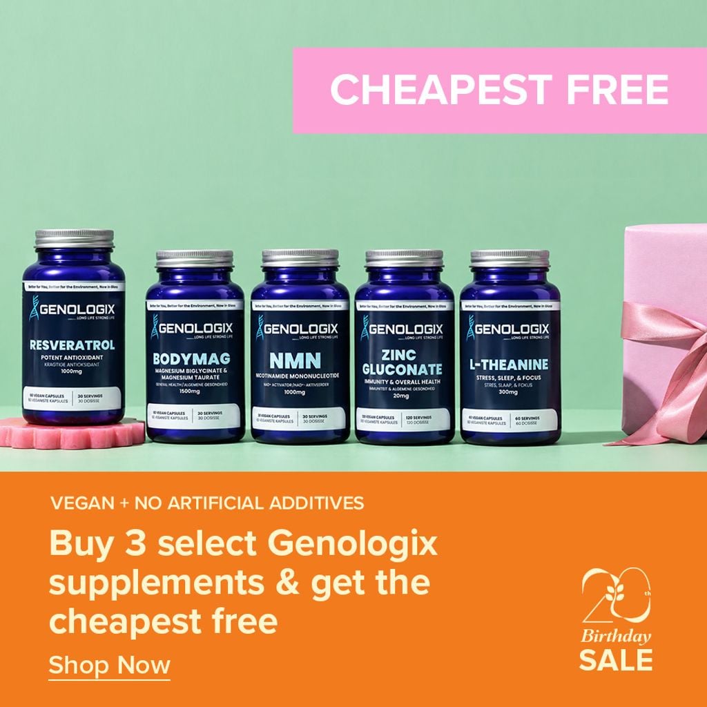 Buy 3 select Genologix supplements & get the cheapest FREE